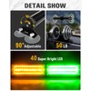 HLauto 1002L Emergency Strobe Traffic Advisor Light Bar: 40 LED
