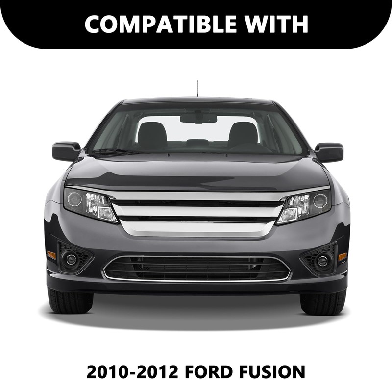 Aosky Headlight Assembly Compatible with 2010 2011 2012 Ford Fusion