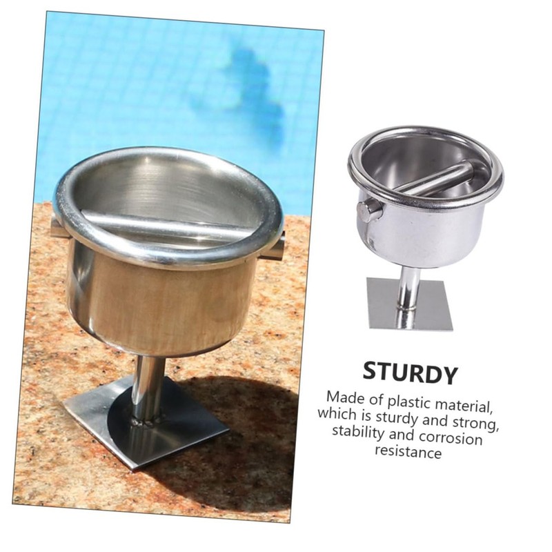 BESPORTBLE Float Line Holder for Swimming Pools Durable Metal Cups