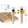 YONICO Tongue and Groove Router Bits Set 3 Bit 3/4-Inch