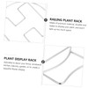 Abaodam Stainless Steel Hanging Flower Pot Rack Durable Planter Holder