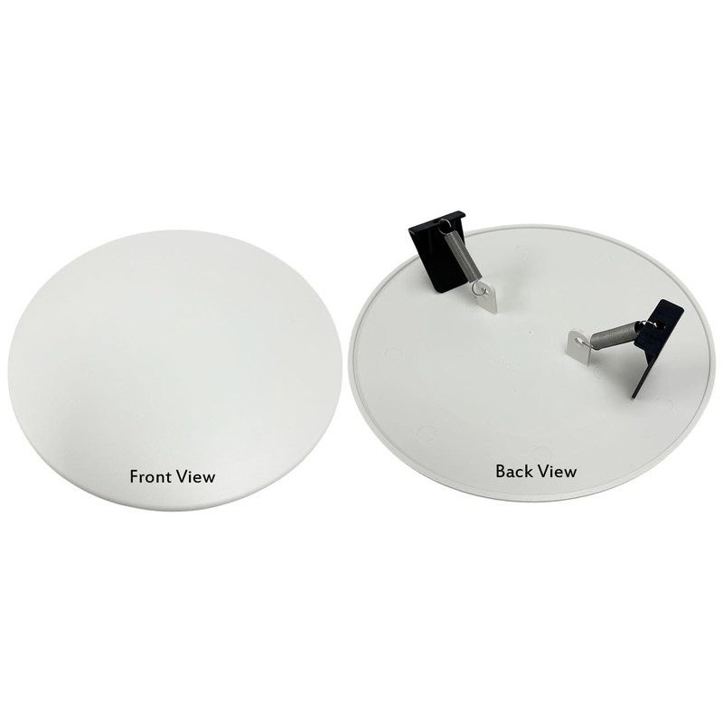 iMBAPrice IMBA-CP9000-1 9-Inch Diameter Screwless White Plastic Ceiling Cover Plate