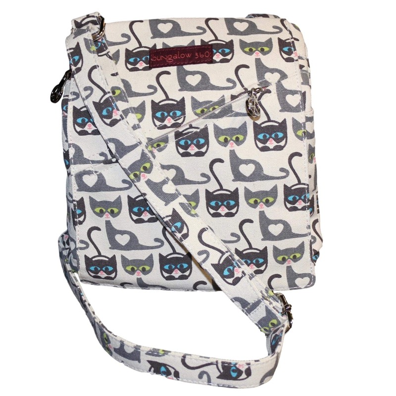 bungalow 360 Small Messenger Bag (CuteCat)