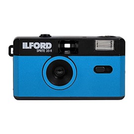 Ilford Sprite 35-II Reusable/Reloadable 35mm Analog Film Camera (Blue and Black) 2005170