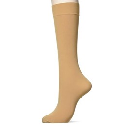 Atsugi FRS990 Women's Socks, 23 Wards, Tightening, Below Knee Length, Compression, nude beige