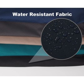 Leeymoo Patio Seat Cushion Covers, Water Repellent Patio Cushion Replacement Covers-Only Covers (18"x18"x2" 2 Pack Peacock Blue)