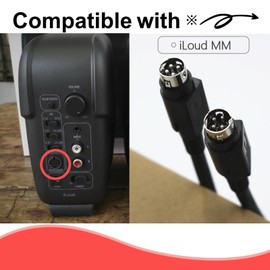 iK iLoud MTM Master-Slave Speaker Link Cable - 4-Pin Male to Male, High-Flexibility Pure Copper Audio Cable- Lossless Sound Transmission for Studio Monitors-5.65ft/9.84ft/16.4ft/32.8ft (32.8ft)