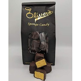 Oliver's Sponge Candy - Dark Chocolate, 1 pound