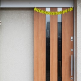 Toran Bandanwaar Artificial leaf for Wall Door Hanging Home Temple Diwali Festival Wedding Function Party Decoration Décor and Gifting (Green Leaf Toran)