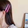 Cybche Metal Hair Clips Duck Bill Hair Clips Pink Hair