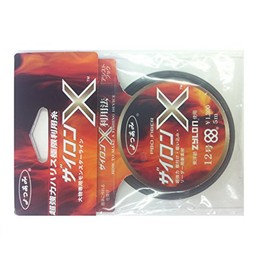 エックスブレイド(X-Braid) ショックリーダー ザイロンX ザイロン 5ｍ 12号 ブラック