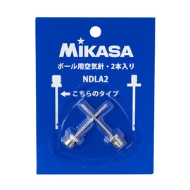 MIKASA NDLA2 F Air Inflation Needles, US Type, Set of 2
