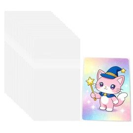 DEVENTORZ 58*89mm 50pcs 3 inch Card Sleeves Transparent CPP 58*89mm Album Card Goods Card Over Sleeve Anti-Scratch Protective Film Soft Type