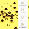 Swpeet 100Pcs - 50 Sets 10mm Hole Bronze Grommets Thick