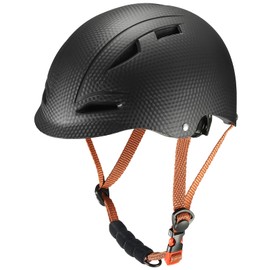 ROXX CRASEN Bike Helmet For Kids,260g Lightweight Commuting Road Biking Skating Helmet for Men Women, US CPSC & EU CE Standard, Adjustable Size 50-59cm (Black, M/51-59cm)