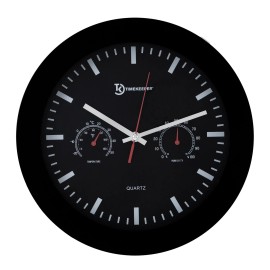 TIMEKEEPER 12" Temperature & Humidity Wall Clock