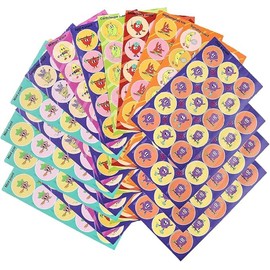 Scratch and Sniff Stickers, 36Pcs Fruits Foods Smelly Stickers,Smelly stickers Scratch and Sniff with 9 Unique Scents