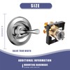 T13020 Shower Handle Replacement, compatible with Delta Classic 13 Series,