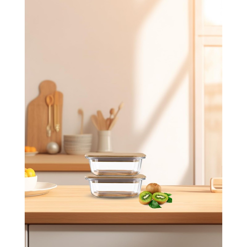 2 Pack Rectangle Replacement Lid for Pyrex - ONLY Compatible