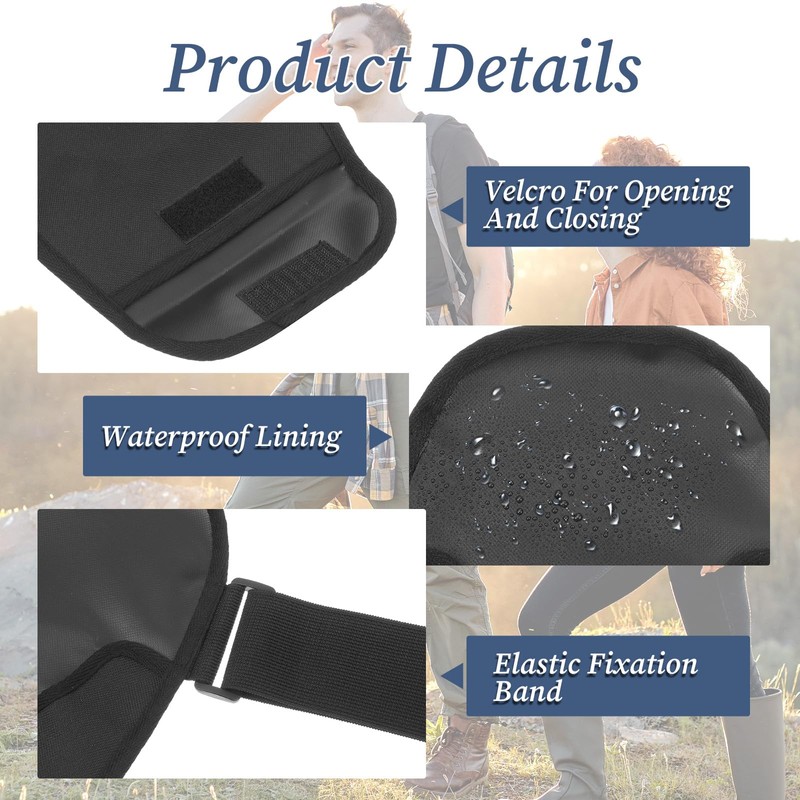 Waterproof Ostomy Bag Cover, Adjustable Washable Colostomy Pouch Cover Protector,