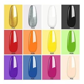 Saviland Gel Para Uñas Saviland 12 Colores Con 15 Pinceles De Dibujo