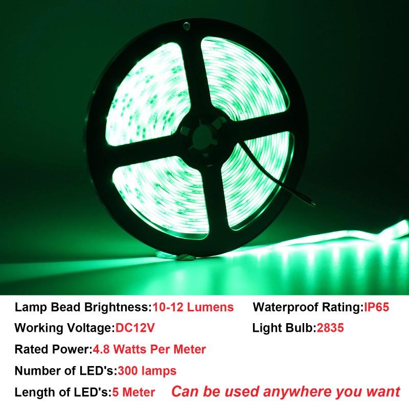 SHENKENUO Wireless Green LED Strip Kit For Boat Marine Deck