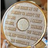 18 Year AA Medallion Opulent Pearl Tri-Plate Sobriety Chip