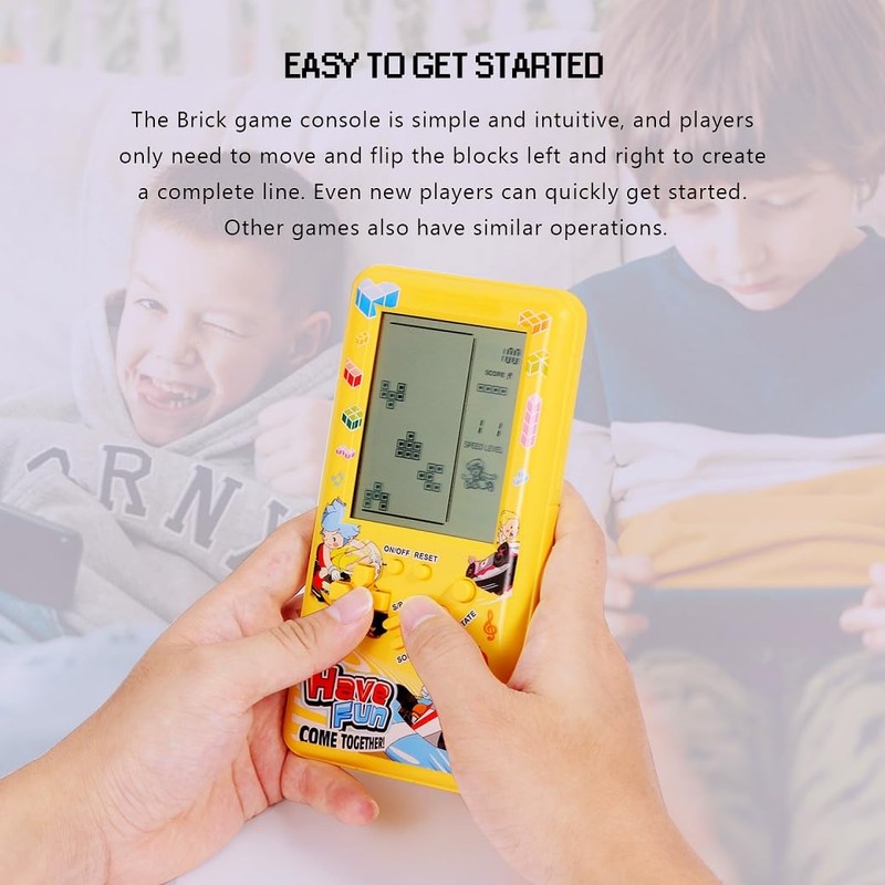 CZT Large Screen Block Game Console with 23 Games x