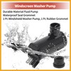 Partuto Windshield Washer Pump with Grommet Windshield Washer Fluid Pump