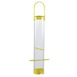 Woodlink NA31587 Audubon Plastic Tube Wild Bird Feeder, 16-Inch, Yellow