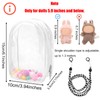 Tinoaly Clear Figure Display Case, Protective Case for Plush Doll