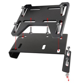 Torque Converter Adjustable Motor Mounting Adapter Plate Kit For Predator 212cc 224cc 196cc 6.5hp For Honda GX160 GX200 For Monster Mega Moto MMB80 MMB105 For Coleman RB100 RT100 Mini Bike Engine