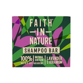 Faith in Nature - Shampoo Bar Lavender & Geranium 85g