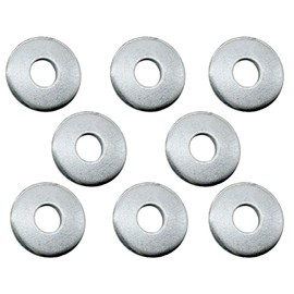 M8 BZP Washers (8mm x 16mm) Din125A Specification Bright Zinc Plated Alloy Steel Washers (25, M8)