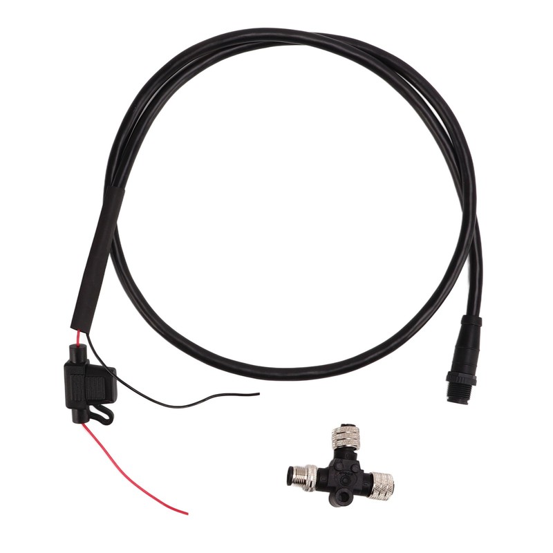 Backbone Cable with Tee Connector 3A Fuse 5Pin M12 Thread