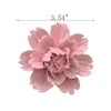 CEUYGT Ceramic Flowers For Walls 3D Wall Hanging Decor Pink