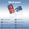 2pcs Porta Gafete con Cordón Retráctil KINGTLE 2PCS Llavero Retráctil,Sujetador