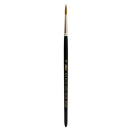 Silver Brush Limited 7500S8 Pure Kolinsky Round Brush for Watercolor and Oil, Size 8, Short Handle