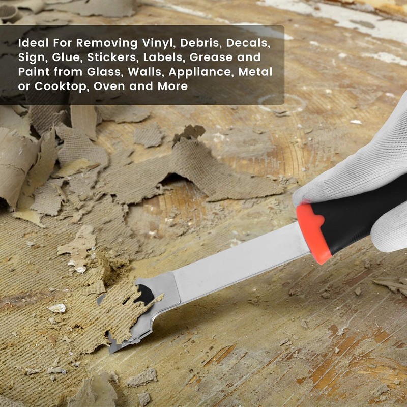 DEKEones Razor Blade Scraper, Long Handled Scraper Tool with 10