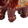 Elephant Statue Durable Resin Cute Elegant Attract Wealth Round Corner