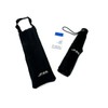 London Fog Portola Umbrella w/Tote, Black, Compact, Folding 40" Canopy, #LF2119