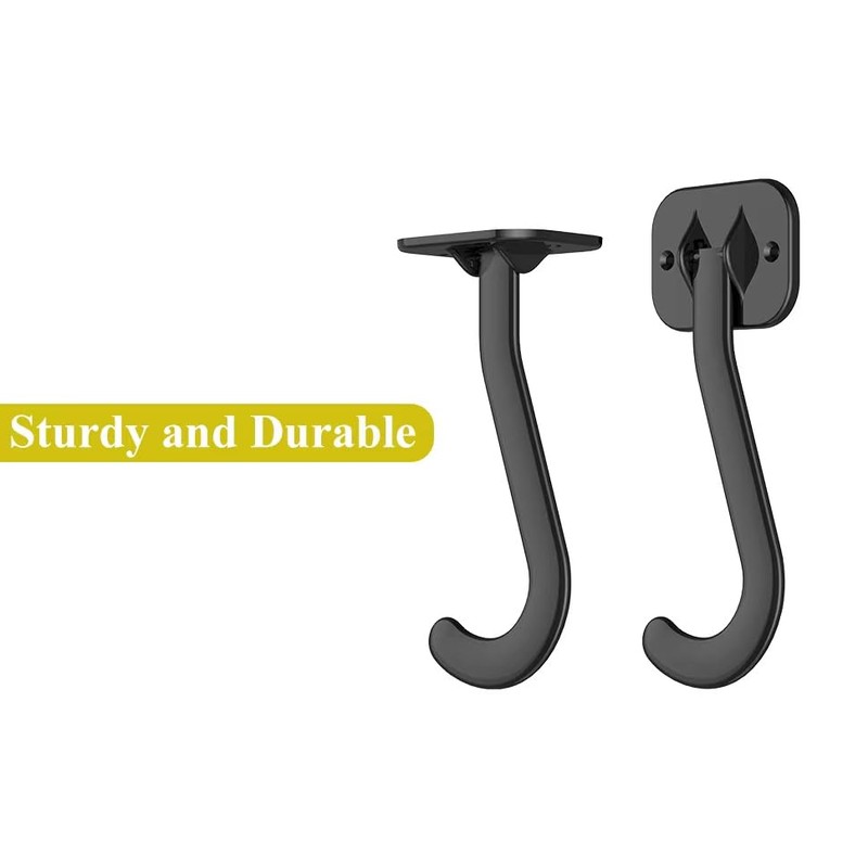 Dobango Folding Banana Hanger Hook Black 1 Pack, Self Adhesive
