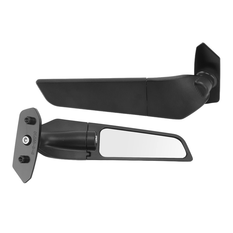 SOULONG Motorcycle Wing Mirrors 1 Pair Aluminum Rotating Side Mirrors