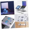 DOITOOL Aluminum Alloy Cooling Pad for Laptop Adjustable Height Double