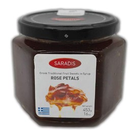Sarantis Rose Petals Greek Traditional Preserve, 453gr