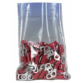 Bauxko 6" x 16" Flat Poly Bags, 1 Mil, 25-Pack (xPB2261-25)