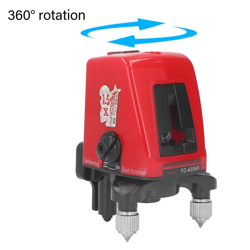 Self Leveling Laser Tool Red Beam Rechargeable Horizontal Vertical Electronic