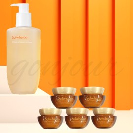 Sulwhasoo Gentle Cleansing Foam 200ml Sulwhasoo Travel Concentrated Ginseng Renewing Cream Larch 5ml 5 pieces total 25ml set / 설화수 순행 클렌징폼 200ml  설화수 여행용 자음생크림 라치 5ml 5개 총 25ml 세트