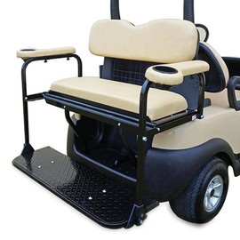 CHEDA Rear Seat Arm Rest Cushion Cupholder Compatible with Yamaha Golf Cart/EZGO/Club Car