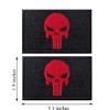 AXEN 2 Pieces Dead Skull Patch Tactical Morale Hook &